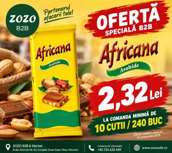 Africana promotie 240 buc.| ZOZO Coffee