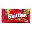 Skittles Fruits bomboane gumate cu arome de fructe 38 g, 14 bucati
