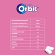 Orbit Bubblemint guma de mestecat cu arome de fructe si menta 10 buc 14 g, 30 bucati