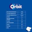 Orbit Winterfrost guma de mestecat cu arome de menta si mentol 10 buc 14 g