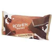 Napolitana cu crema de cacao si lapte Roshen 216 g