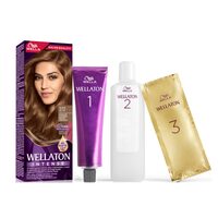 Vopsea de par permanenta Wellaton 7/17 Ciocolata Glazurata, 110 ml