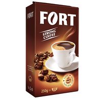 Cafea Măcinată în Vid Fort 250g – Aroma Intensă și Prospețime Garantată