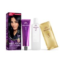 Vopsea de par permanenta Wellaton 2/0 Negru, 110ml