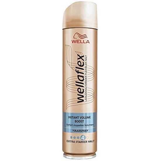Fixativ pentru par Wellaflex Instant Volume Boost cu fixare extra puternica, Fixare: 4/5, 250 ml