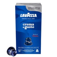 Cafea capsule Lavazza Crema & Gusto, compatibile Nespresso , aluminiu, 10x5,7g, 10 bucati