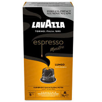 Cafea capsule Lavazza Lungo, compatibile Nespresso, aluminiu, 10x5,7g, 10 bucati