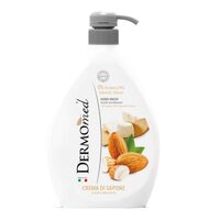 Sapun lichid crema Dermomed cu migdale si unt de shea, 1000 ml