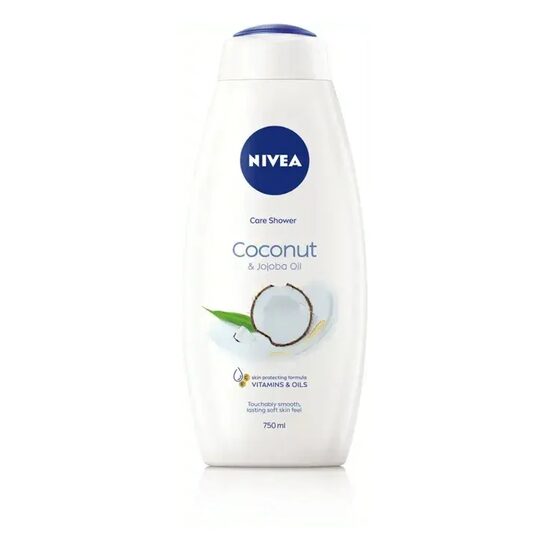 Gel de dus Nivea Vitamins & Oils, Coconut & Jojoba Oil 750 ml