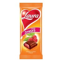 Tableta de ciocolata Laura cu crema de zmeura 92g