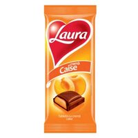 Tableta de ciocolata Laura cu crema de caise 92g