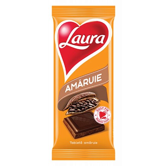 Tableta Ciocolata Amaruie Laura, 80 g