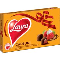 Bomboane de ciocolata cu capsuni Laura 138 g