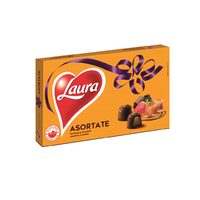 Bomboane de ciocolata asortate Laura 138 g
