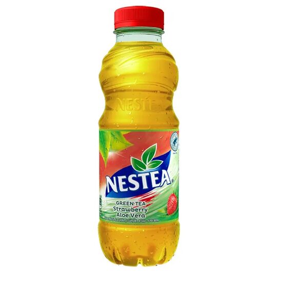 Băutură necarbogazoasă aloe vera, suc de căpşuni şi ceai verde, 0.5l, SGR