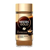 Cafea solubila NESCAFE Gold Espresso Intense Aroma, 100% Arabica, intens, 100g