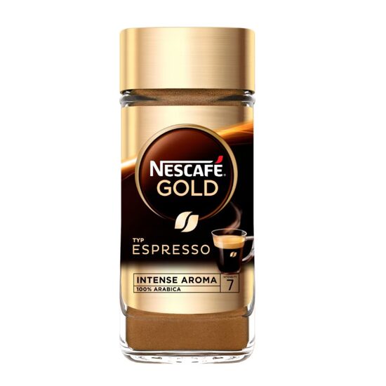 Cafea solubila NESCAFE Gold Espresso Intense Aroma, 100% Arabica, intens, 100g