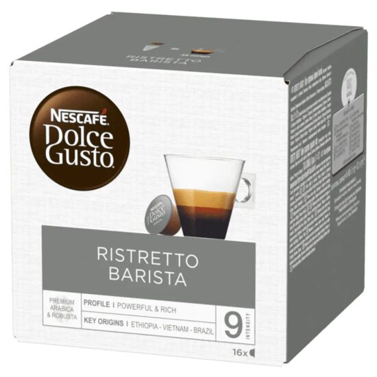 Capsule cafea Ristretto Barista, Nescafé Dolce Gusto, 16 pastile, 104g