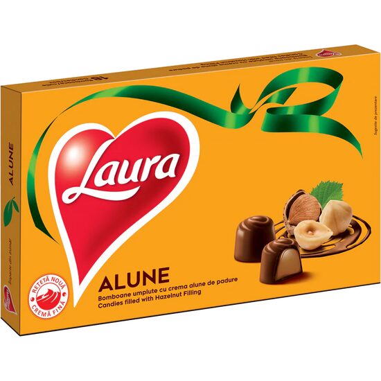 Bomboane de ciocolata cu alune Laura 138 g