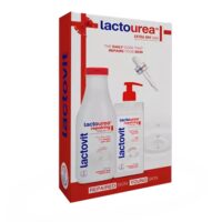Pachet Gel de dus, 600 ml + Lapte de corp Lactourea, 400 ml, Lactovit