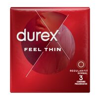 Prezervative Durex Feel Thin, 3 bucati