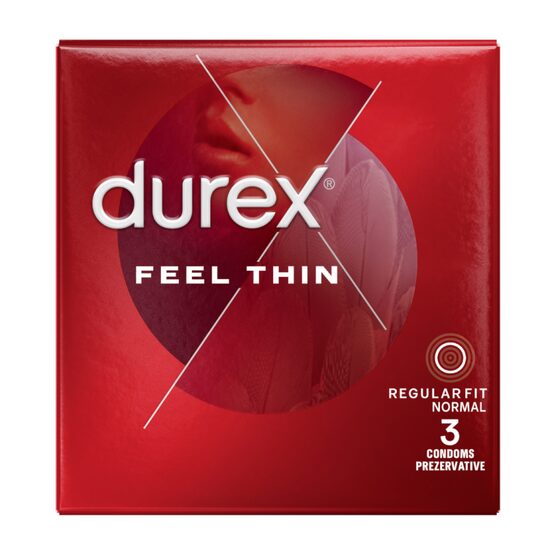 Prezervative Durex Feel Thin, 3 bucati