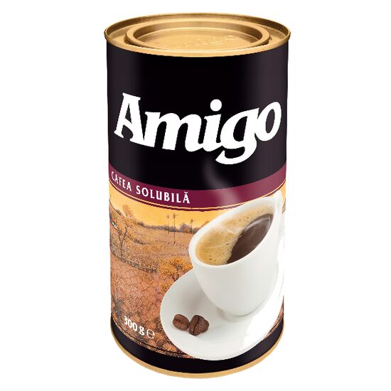 Cafea solubila Amigo, cutie metalica, 300g