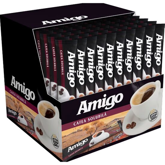 Cafea solubila 1.8g Amigo, 100 pliculete