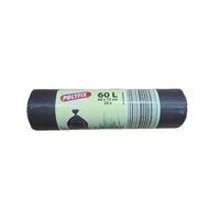 Saci menajeri, gunoi negri Alufix Polyfix, 60x72 cm, 60L 20 bucati