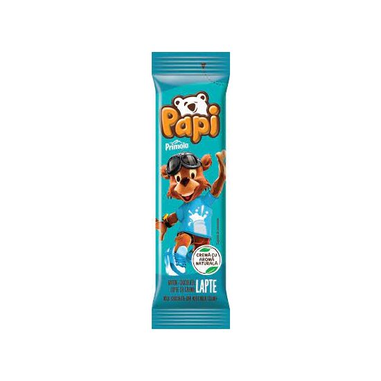 Baton de ciocolata cu crema de lapte Papi 26.8g