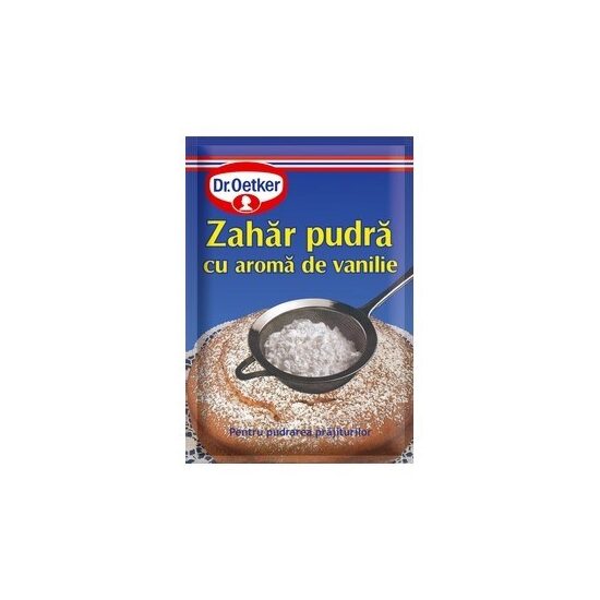 Zahar pudra cu aroma de vanilie Dr. Oetker, 80g