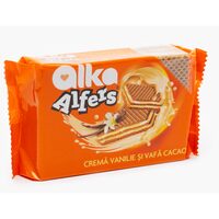 Napolitane  cu crema vanilie si vafa de cacao, Alfers 170g