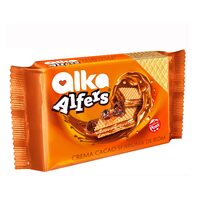 Napolitane Alfers cu crema de cacao si rom, 170 g