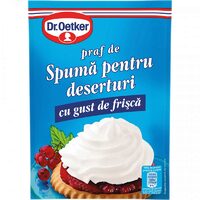 Praf de spuma pentru deserturi cu gust de frisca Dr Oetker 48g