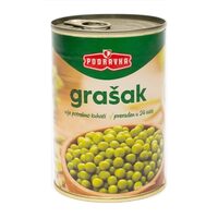 Mazăre verde boabe Podravka 420g