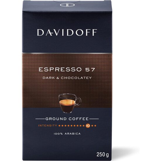 Cafea macinata Davidoff Espresso 57 Intense, 250 g