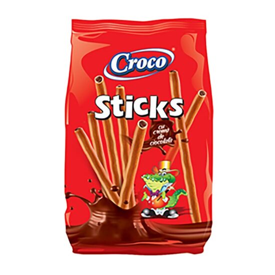 Sticks Crema Ciocolata, 80 g, Croco