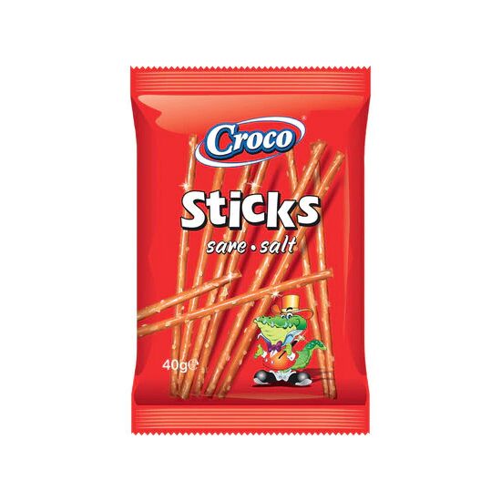 Sticksuri cu sare Croco, 40g