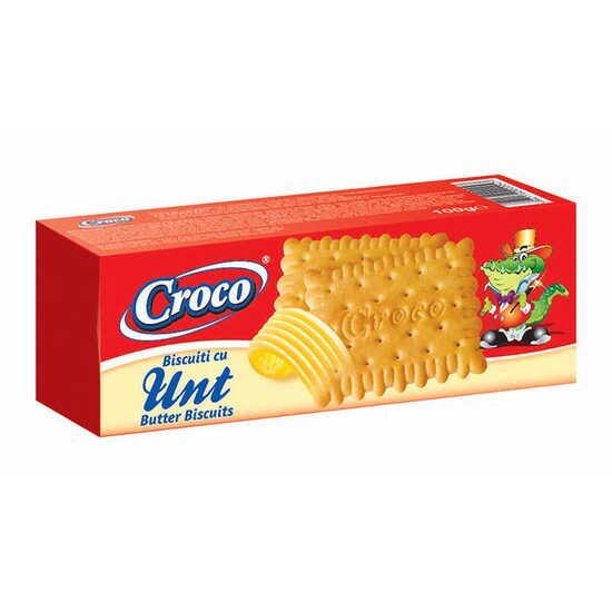 Biscuiți Petit Beurre cu Unt Croco 100g