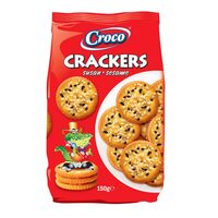 Biscuiti cu susan, Croco, Cracker, 150 g