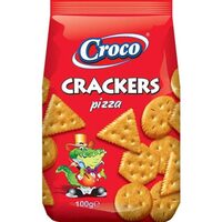 Crackers cu pizza Croco 100g