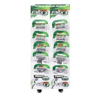 Aparat de ras dispozabil pentru barbati Bic Flex3 Comfort cu 3 lame, pachet 10 bucati