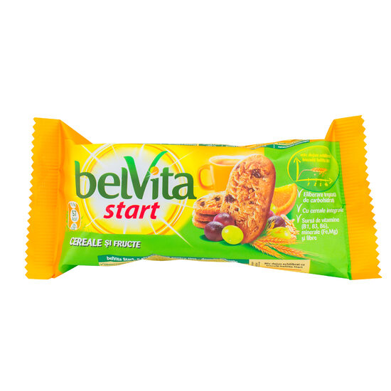 Biscuiti Belvita cereale si fructe, 50 g