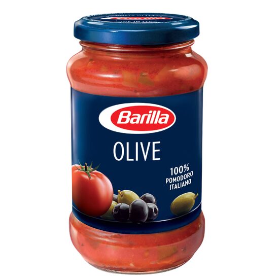 Sos de rosii cu masline si ulei de masline (olive) Barilla, 400 g