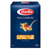Paste scurte maccheroni n.44, Barilla, 500g
