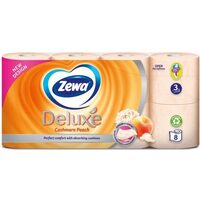 Hartie igienica cu 3 straturi 8 role Zewa Deluxe Cashmere Peach