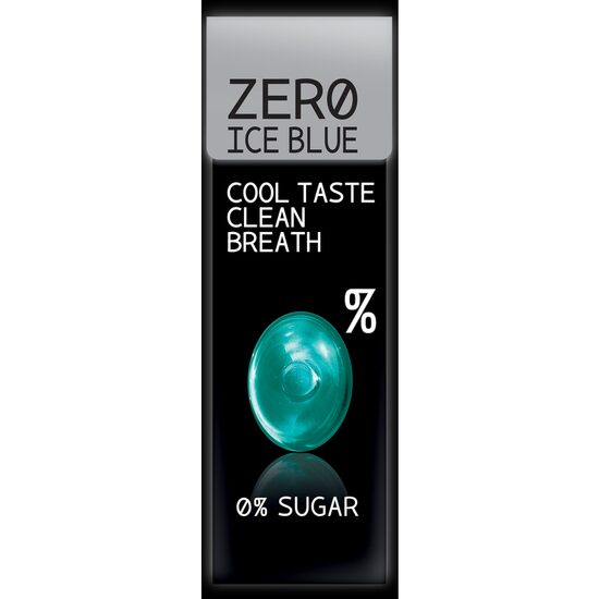 Bomboane Zero ICE Blue fara zahar, 32 g