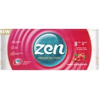 Hartie igienica Premium Zen Sweet Pomegranate 3 straturi - 8role