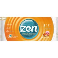 Hartie igienica Premium Zen Almond Touch 3 straturi - 8role