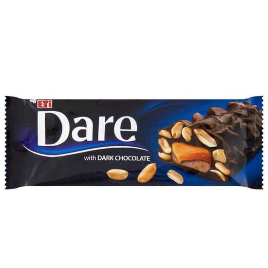Baton cu ciocolata neagra si arahide Dare, 45 g
